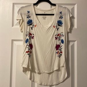 American Eagle Embroidered “Favourite T” T-shirt